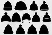 Knit Beanie Silhouette SVG, an Object Illustration by newminddesign (Thumbnail 1 of 3)