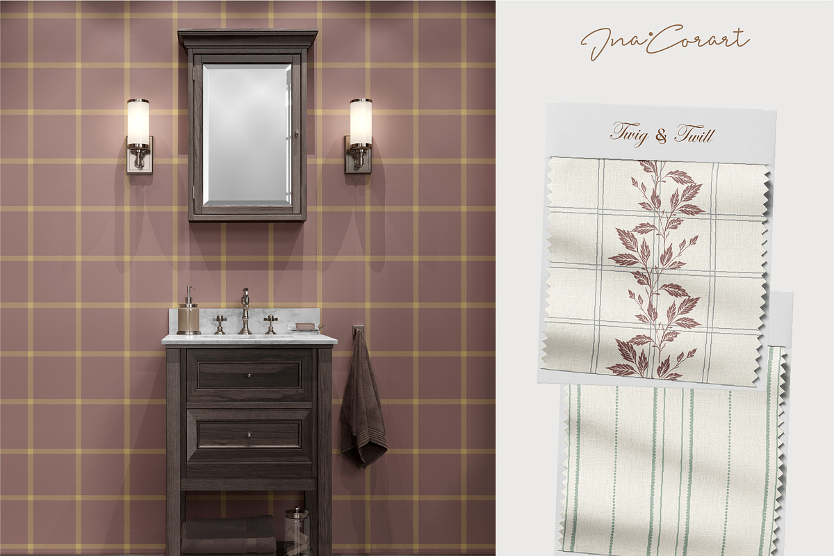 Twig & Twill-Mellow Autumn, a Pattern Graphic by InaCorart (Photo 9 of 13)