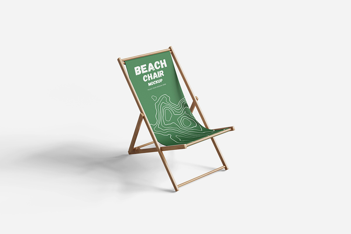 Beach Chair Mockup, a Product Mockup by Indah (Photo 4 of 6)