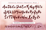 Valentine Dinner // Elegant Script, a Script Font by Aldedesign (Thumbnail 3 of 10)