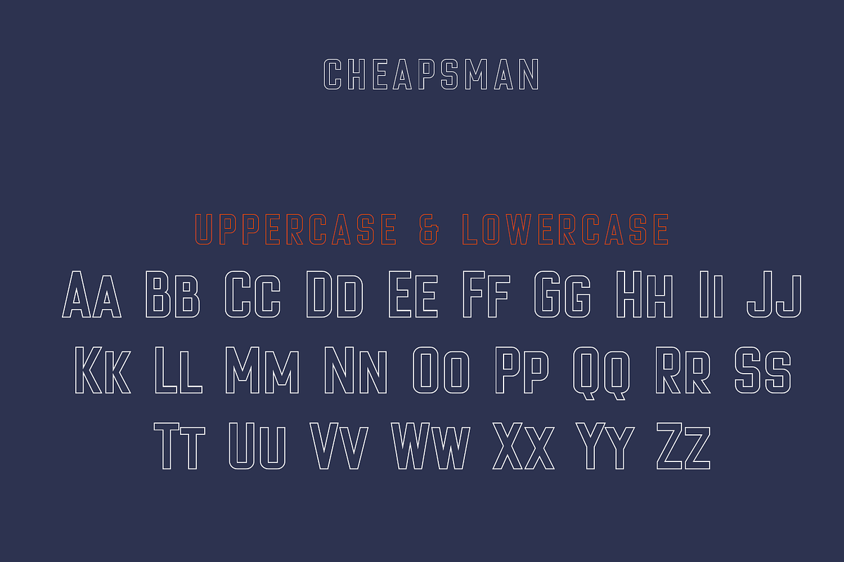 Cheapsman Sans Serif Display, a Sans Serif Font by Typetemp Studio (Photo 19 of 22)