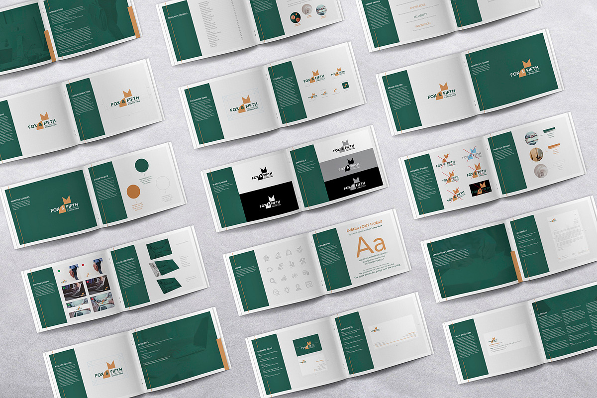 Brand Identity Guidelines Template, a Brochure Template by Andre28 (Photo 2 of 7)