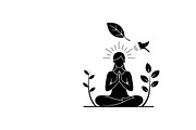 peaceful moment silhouette, an Illustration by Amazin_art (Thumbnail 3 of 46)