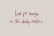 Routinely Script, a Script Font by Beck McCormick (Thumbnail 7 of 10)