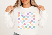 Pastel Polka Dot Seamless Patterns, a Pattern Graphic by SVGArt (Thumbnail 3 of 9)