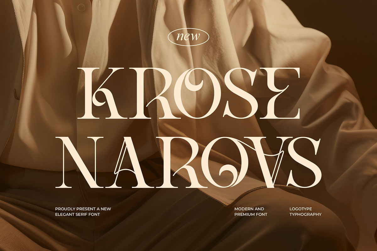 Krose Narovs || Modern Vintage Serif, a Font by Ermedia Studio (Photo 1 of 10)