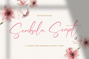 Sembilu Script - Handwritten Font