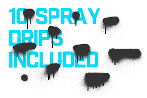 Spray Paint Drips