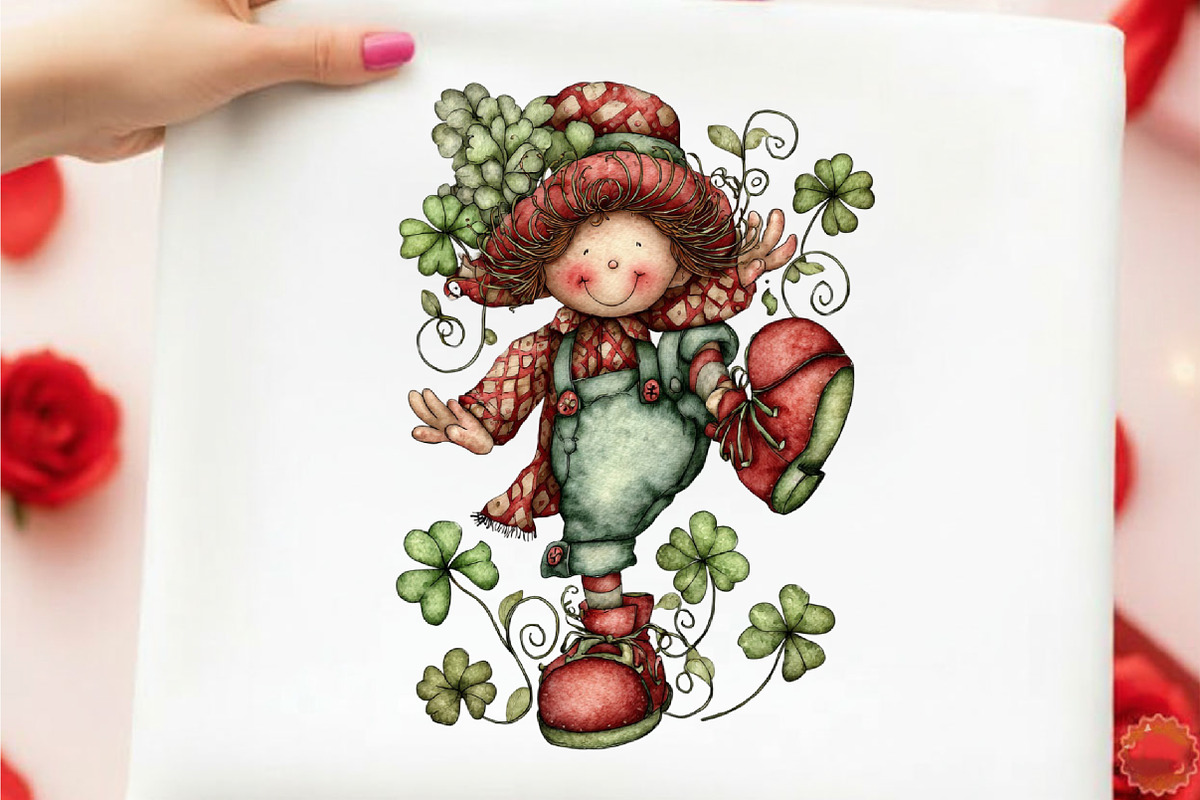 Whimsical St Patricks Day Clipart, an Illustration by designcity5 (Photo 4 of 5)
