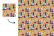 Spring Geometric Floral Pattern, a Pattern Graphic by ItsReksita Pattern (Thumbnail 8 of 10)