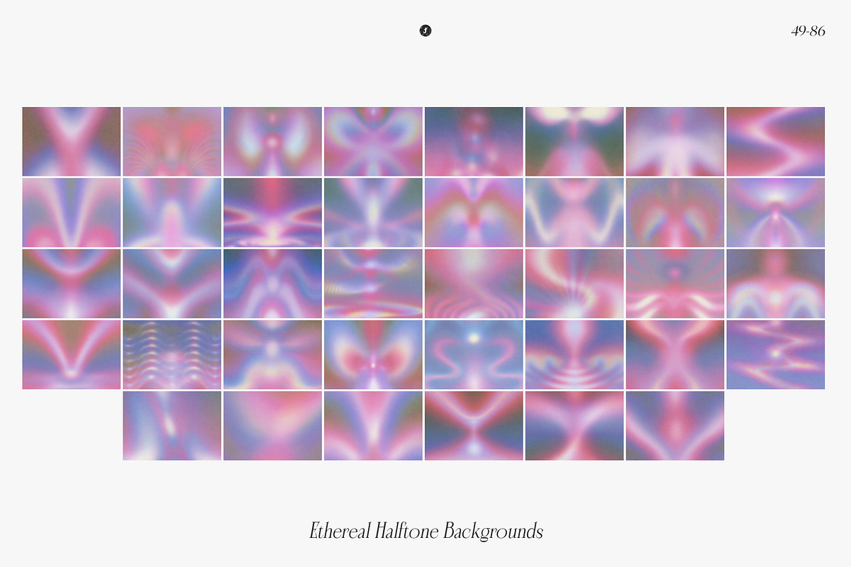 Ethereal Halftone Backgrounds, a Background Graphic by Freezerondigital (Photo 17 of 17)