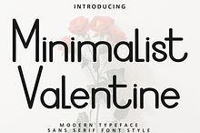 Minimalist Valentine