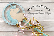 Magic Glow Wand: Unicorn SVG, a Graphic by Snark Heart (Thumbnail 1 of 4)