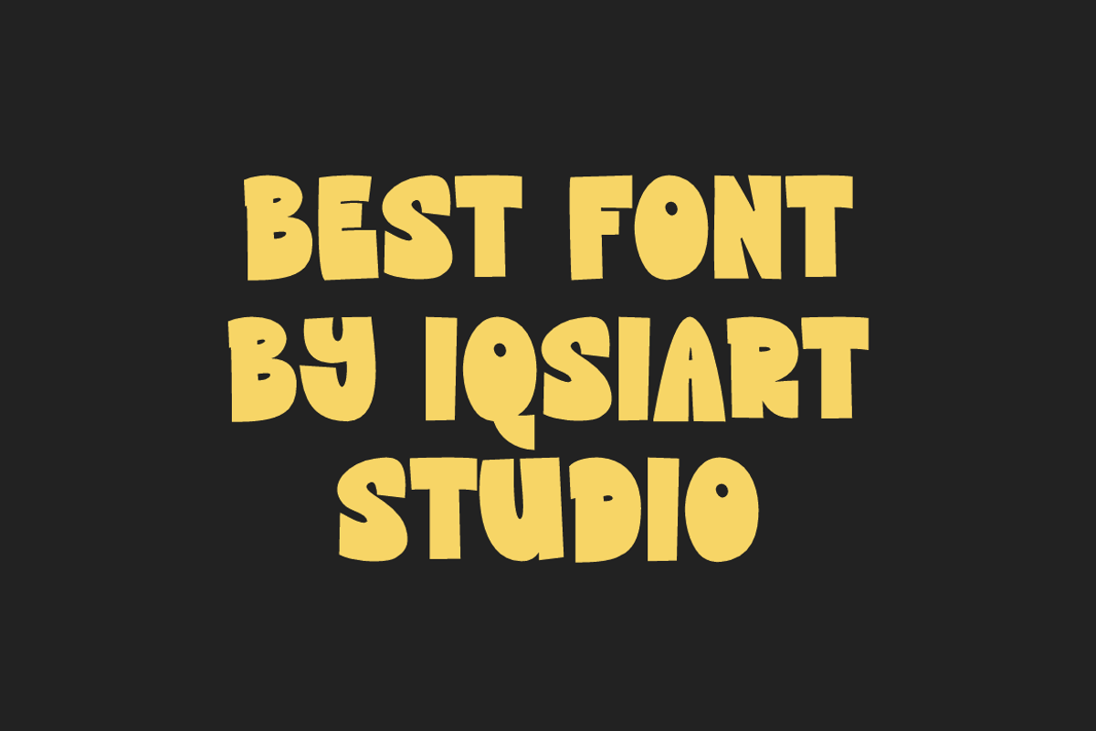 Painted Chetos - Paint Font, a Sans Serif Font by Iqsiart Studio (Photo 3 of 6)