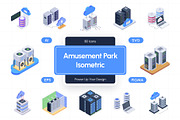 Data Center Isometric Icons, an Emoji Icon by Vectors Market (Thumbnail 1 of 9)
