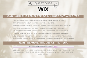 Wix Website Template For Marketing