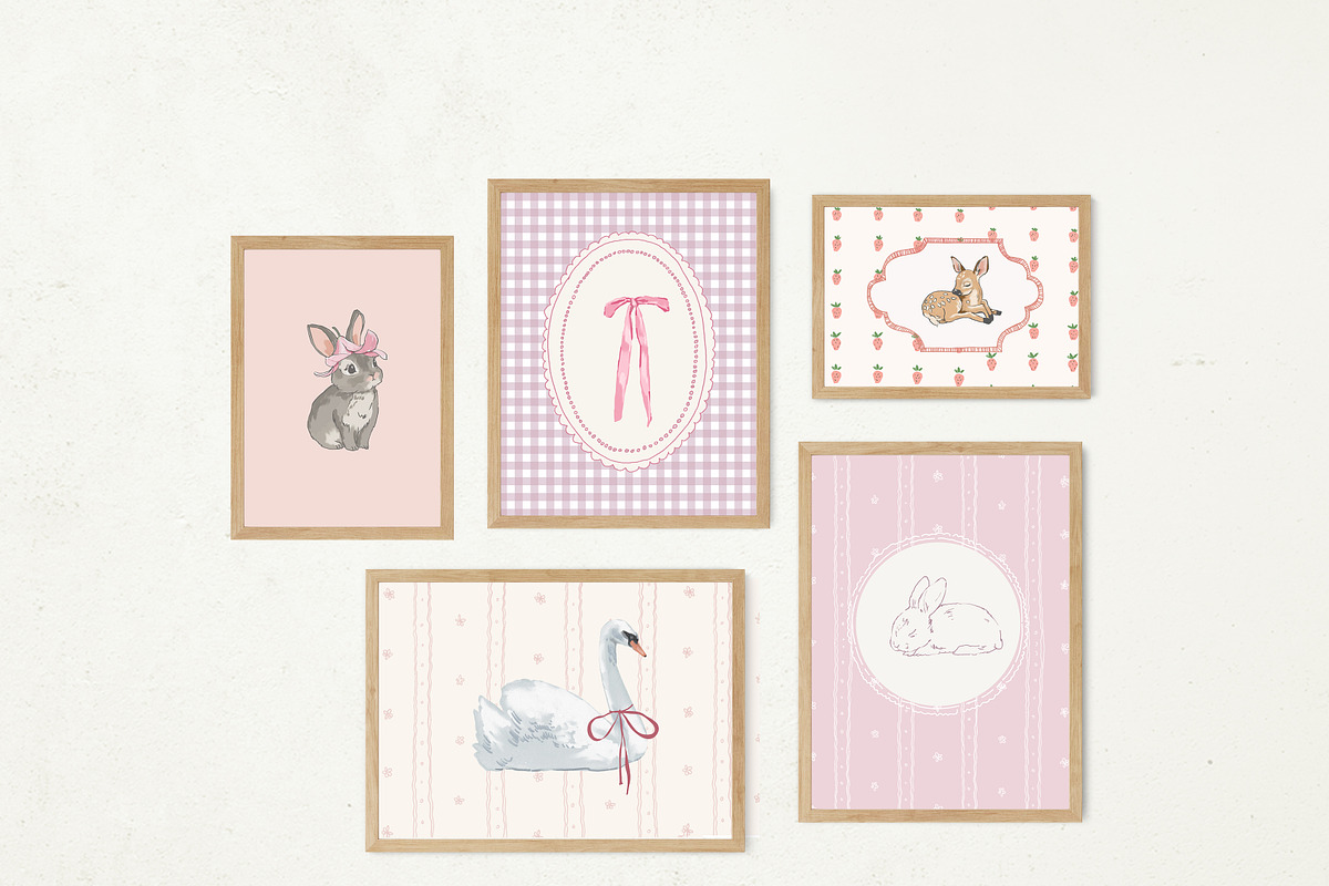 Vintage Nursery Prints Bundle - 140, a Background Graphic by Artemsky (Photo 12 of 17)