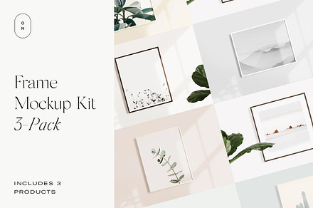 Frame Mockup Kit 3-Pack