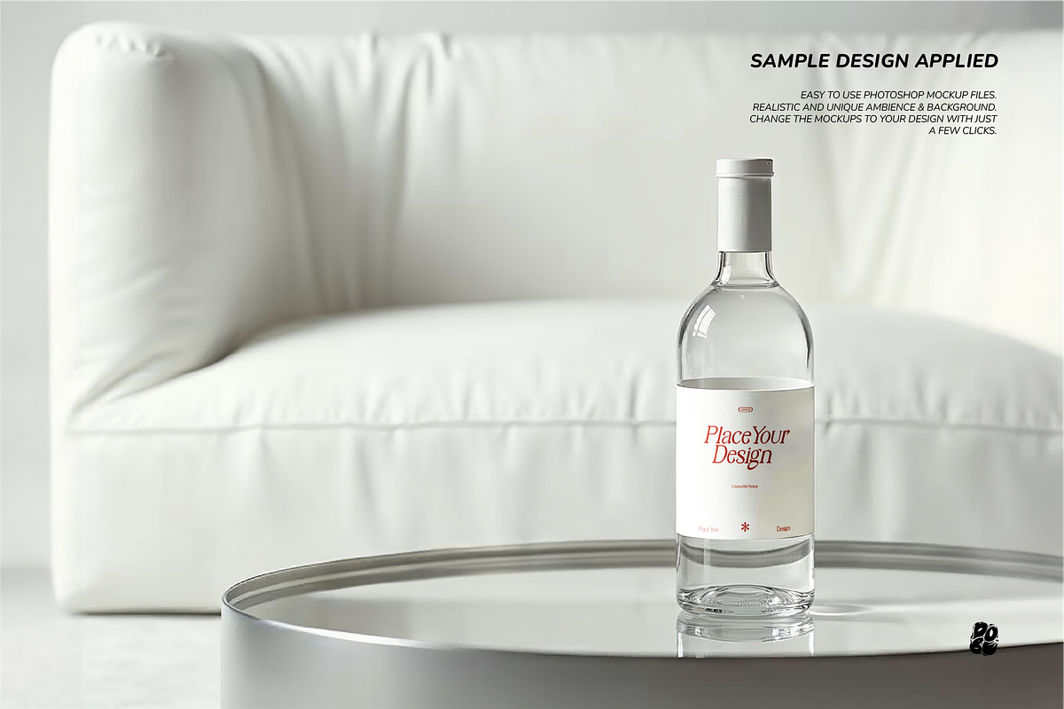 Glass Bottle Mockup Set - Vol. 2, a Packaging Mockup by DOBE Studio (Photo 11 of 11)
