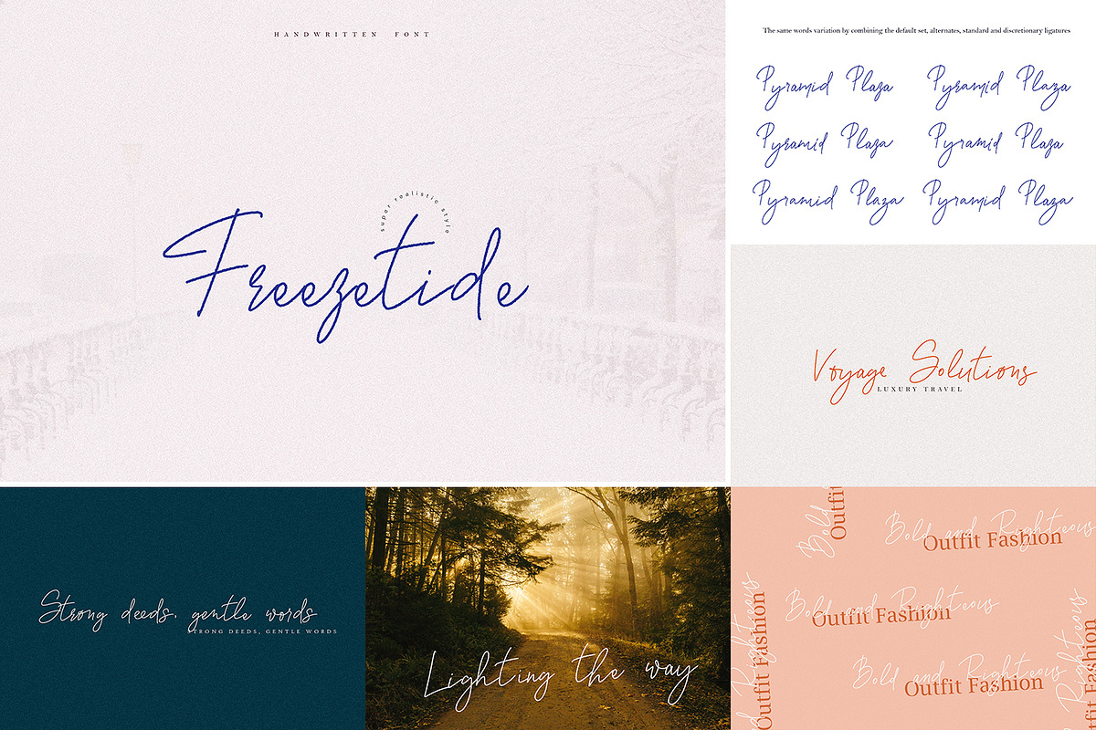The Modern Calligraphy Font Bundle, a Script Font by Art pages (Photo 8 of 13)