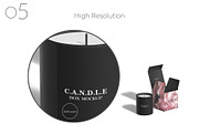 Candle With Cube Box Package Mockup, a Packaging Mockup by Sheikhadesign (Thumbnail 6 of 12)