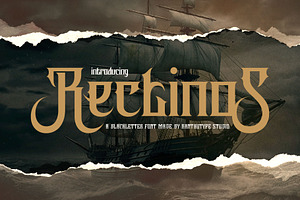 Rectinos A Blackletter Font