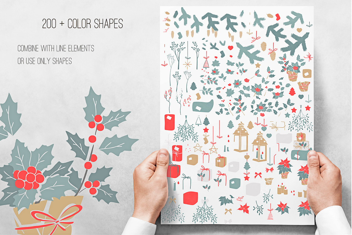 Modest Christmas collection, a Decorative Illustration by statica (Photo 4 of 10)