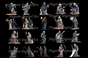 Watercolor Grim Death Reaper, an Object Graphic by Negarin Digital Art (Thumbnail 4 of 11)