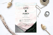 Landscape Wedding Collection, an Invitation Template by wulano (Thumbnail 2 of 5)