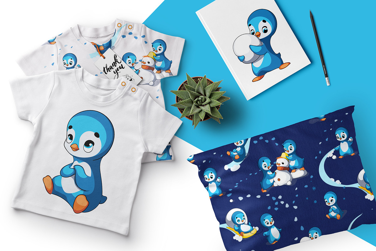 cute penguins, an Illustration by tata_ota (Photo 3 of 3)