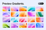 100 Waveblur Gradients Collection, a Texture Graphic by Asylab (Thumbnail 5 of 10)
