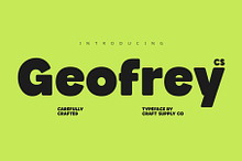 CS Geofrey – Bold Font
