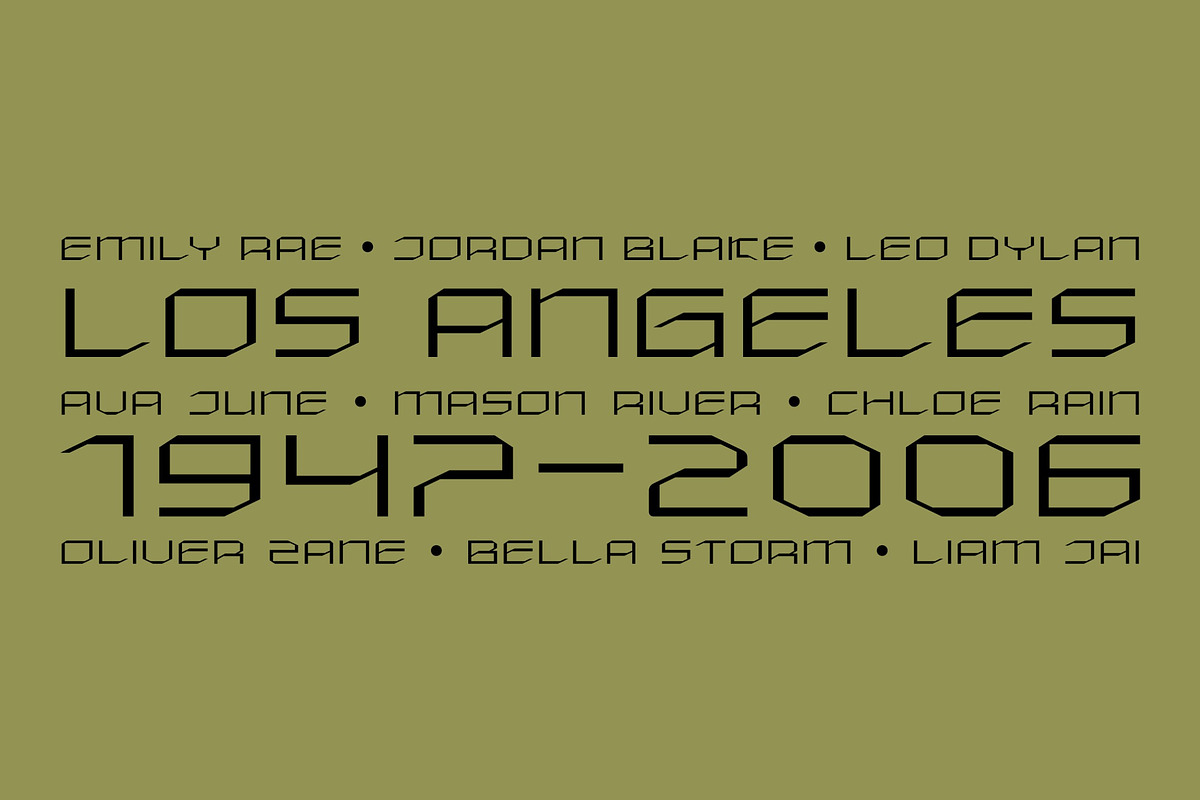 Futuristic Tech Font: Radiant Pafist, a Sans Serif Font by Glyphminds Studios (Photo 8 of 9)