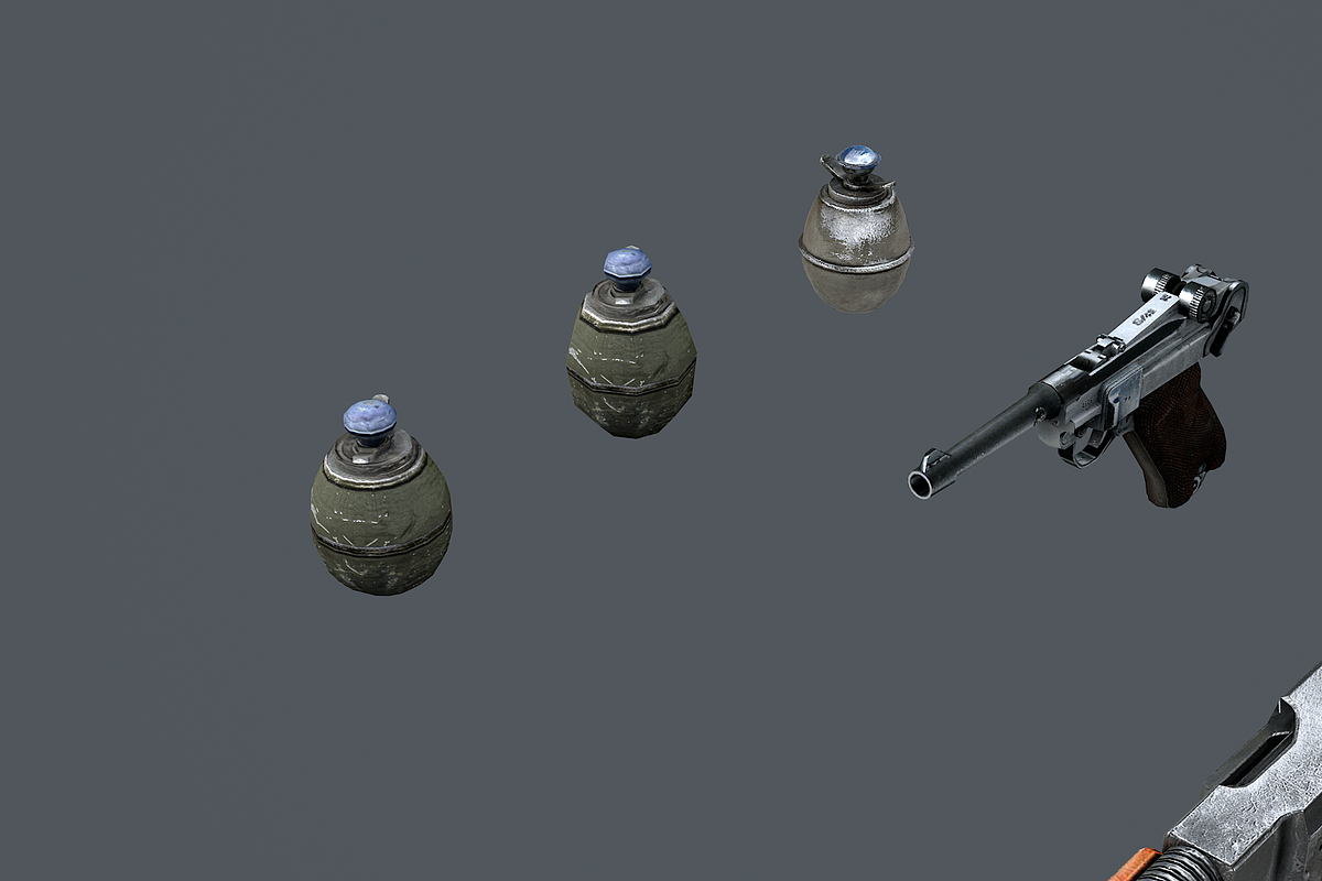 WWII Weapon Pack, an Object 3D Model by Beatheart Creative Studio (Photo 9 of 15)