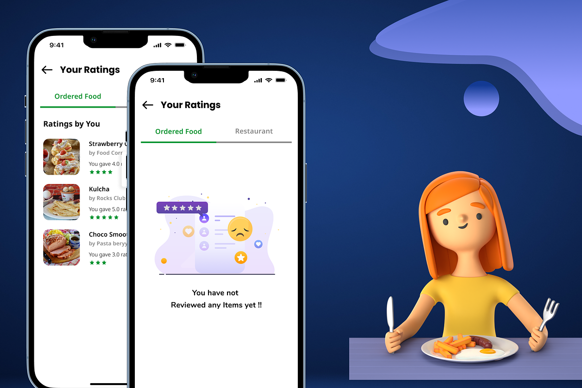 Food Club - Food Ordering App UI Kit, an UI Kit Template by priyank_p (Photo 5 of 7)