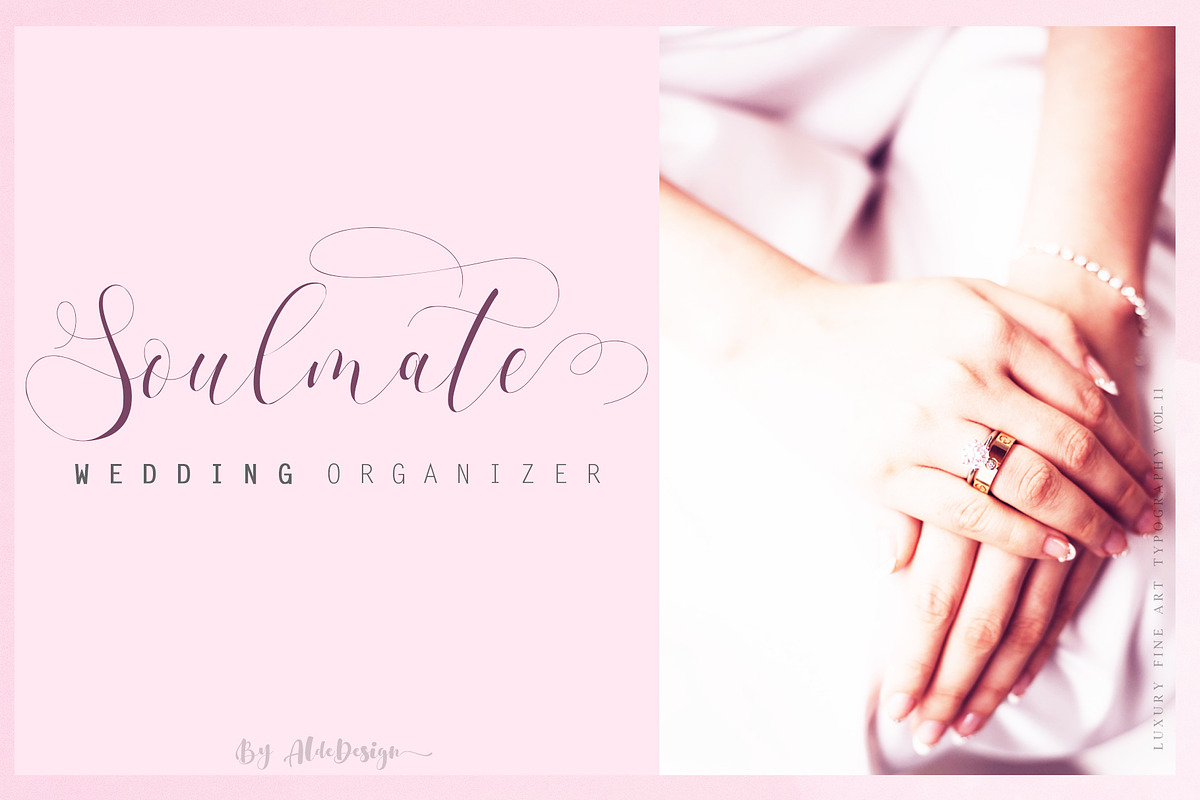 Refillia Calligraphy 'Beauty', a Script Font by Aldedesign (Photo 9 of 16)