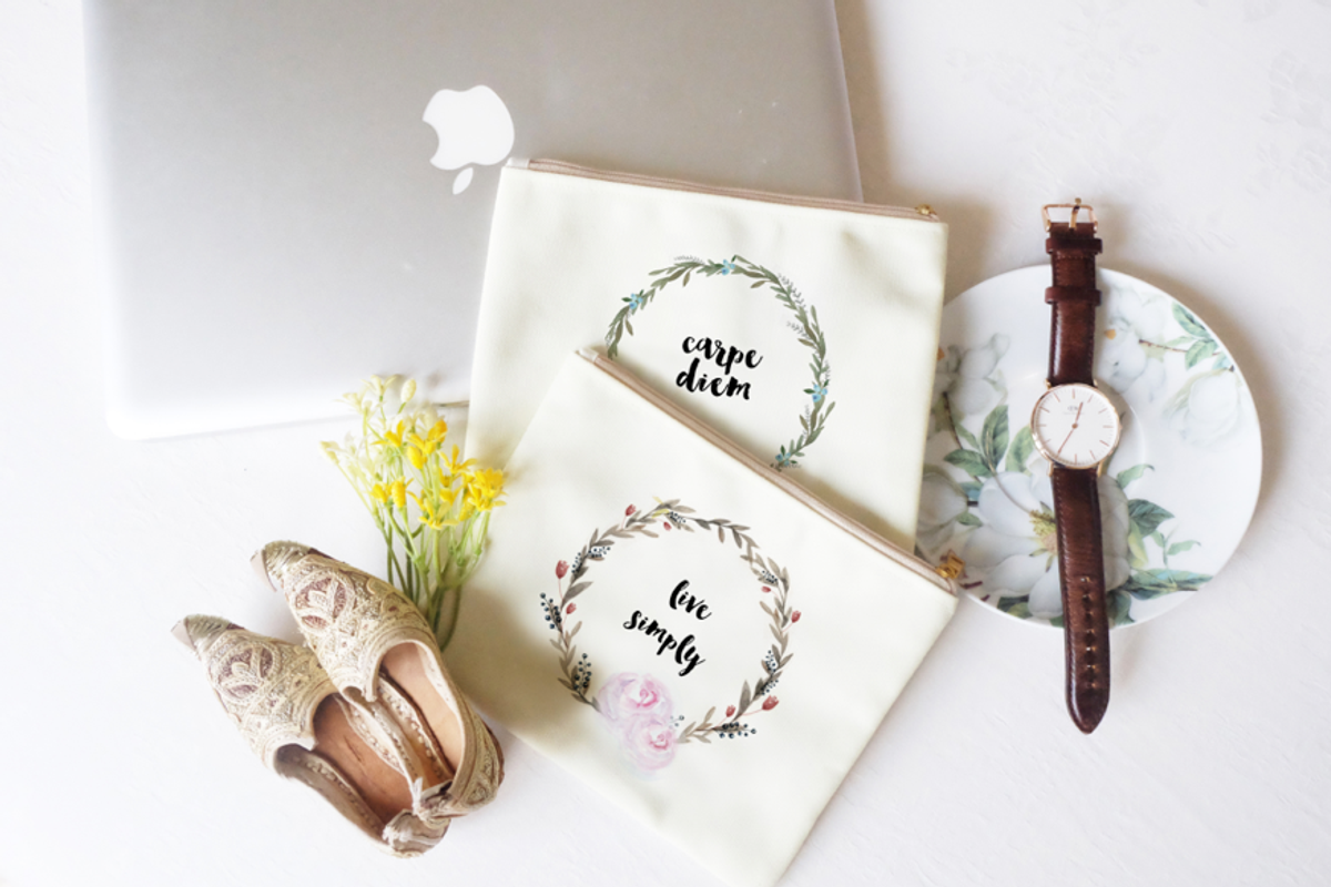 Flower Wreath and Floral Elements, an Illustration by artemyst (Photo 4 of 4)