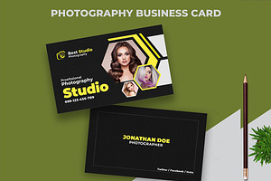 Photography Business Card, a Business Card Template by AfzaalGraphics