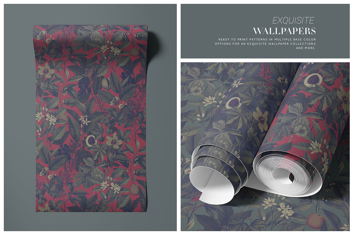 Botanic Oscuro Moody Botanical Print, a Pattern Graphic by TSTUDIO (Photo 10 of 10)
