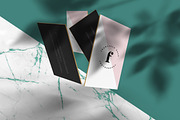 10 Elegant Business Cards Mockup, a Product Mockup by GraphicDash (Thumbnail 4 of 10)