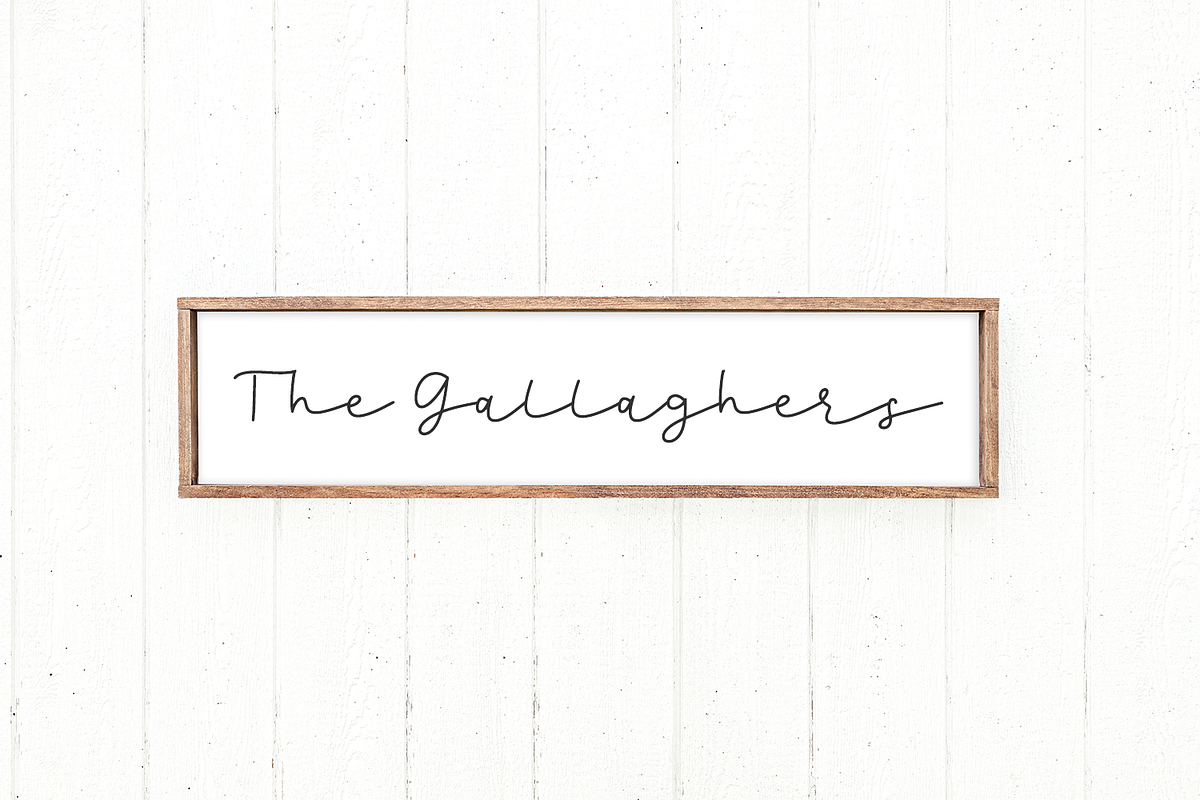 Rainbow Wishes Script, a Script Font by Beck McCormick (Photo 6 of 9)