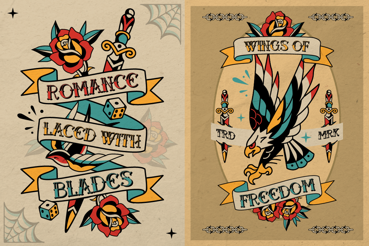 Oldbones, a Serif Font by Burntilldead (Photo 4 of 11)