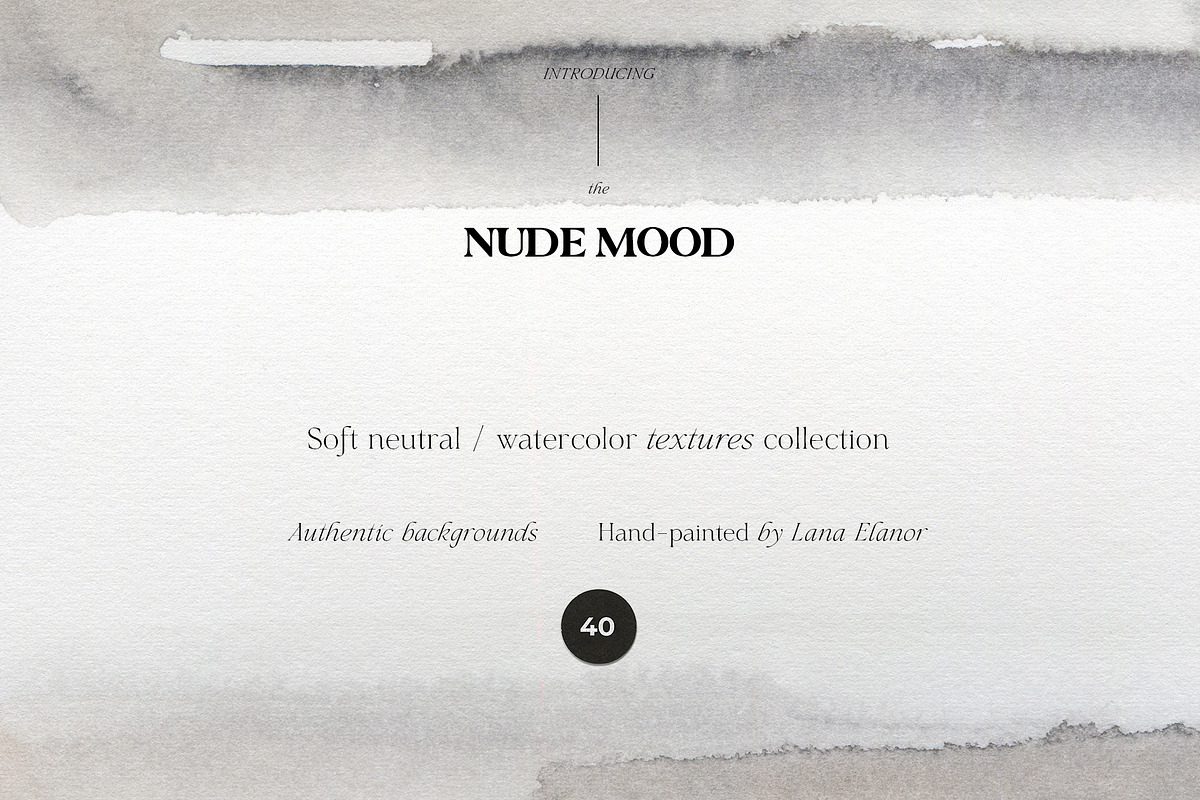 NUDE MOOD watercolor neutral texture, a Texture Graphic by Lana Elanor (Photo 7 of 11)