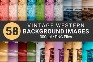 Vintage Western Digital Backgrounds, a Background Graphic by Godserv Designs