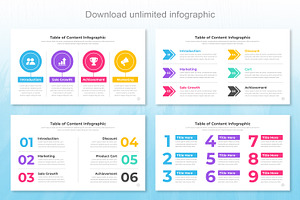 Table Of Content Infographic