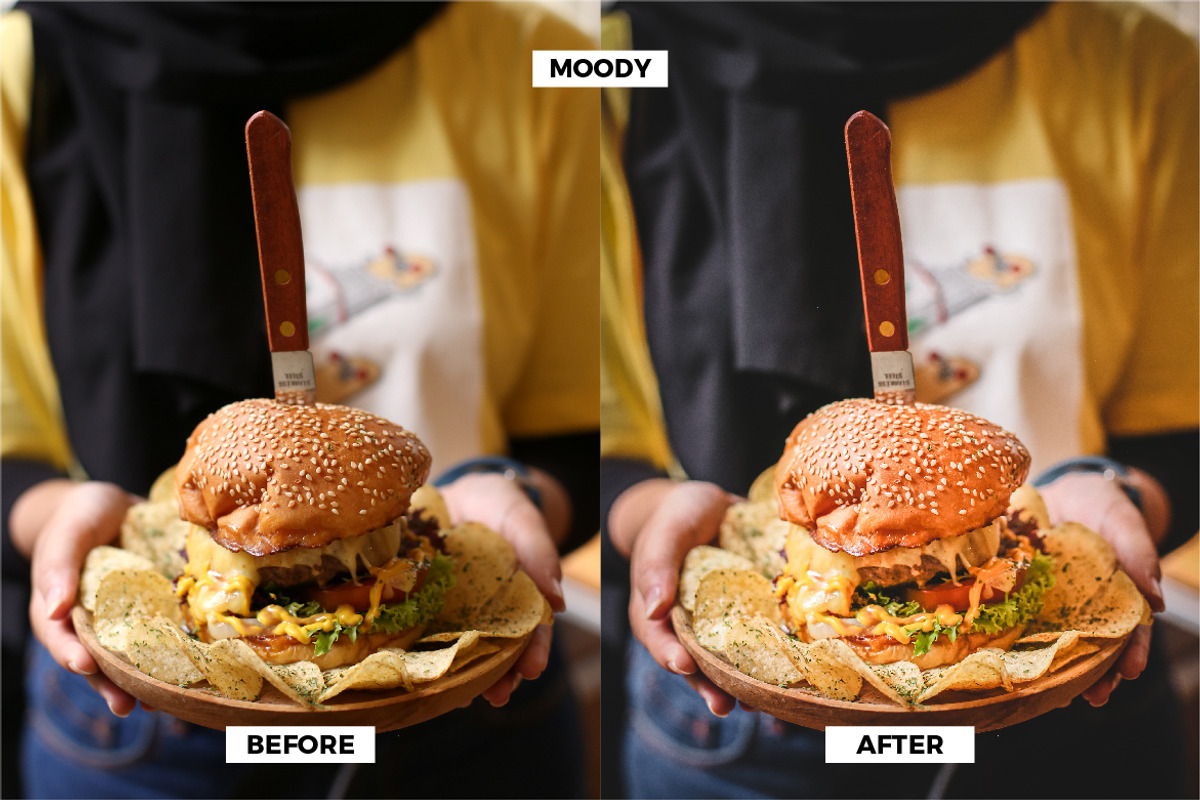 Dark Moody Food Ligthroom Preset, an Action Add-On by IKFDY (Photo 2 of 3)