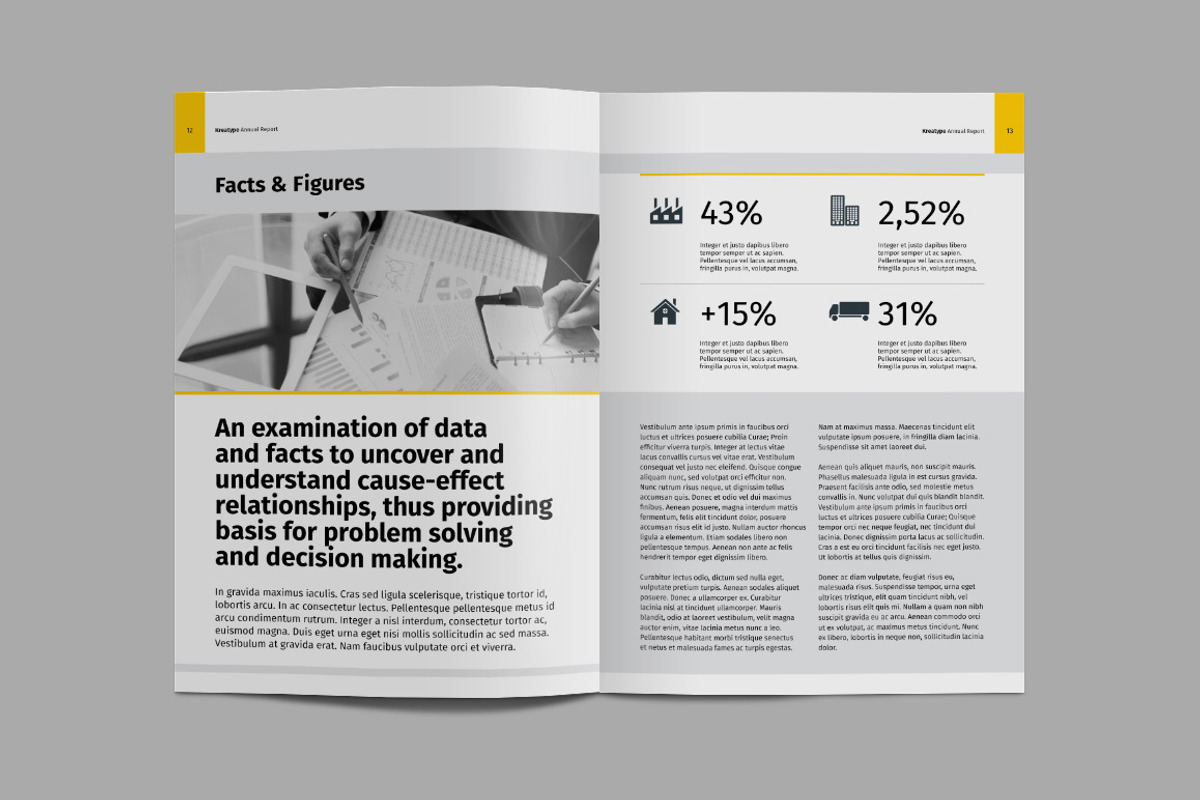 Kreatype Annual Report, a Brochure Template by Kreatype Studio (Photo 10 of 16)