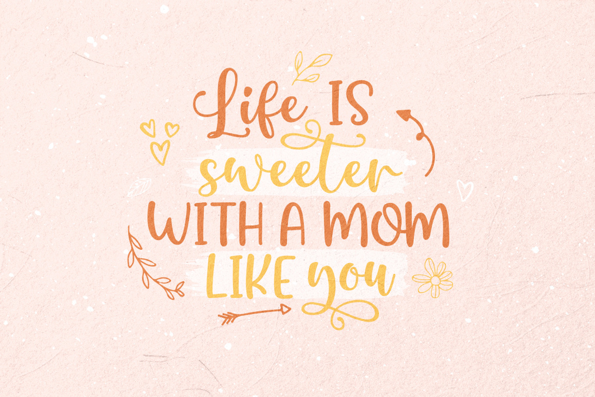 Bungalow Sweety Duo and Extras, a Handwritten Font by Beautypes (Photo 4 of 9)