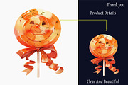Kawaii Blush Halloween Stickers, an Illustration by designcity5 (Thumbnail 4 of 5)