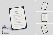 Restaurant Menu Mockup, an Advertising Mockup by AnasStudio (Thumbnail 1 of 5)